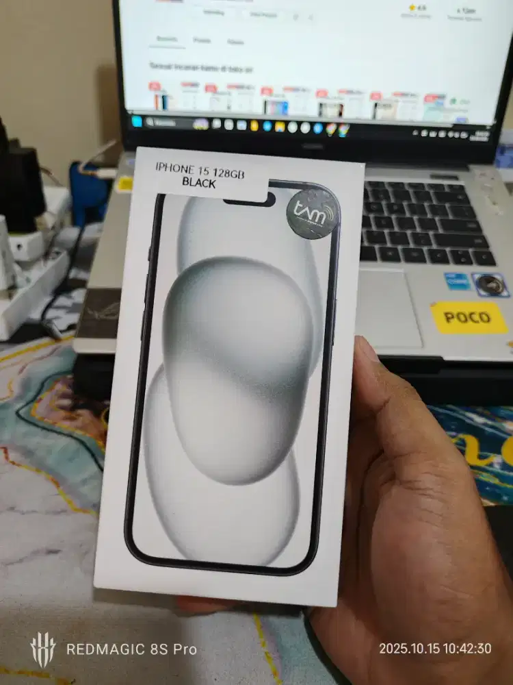 iPhone 15 Black 128 ibox new