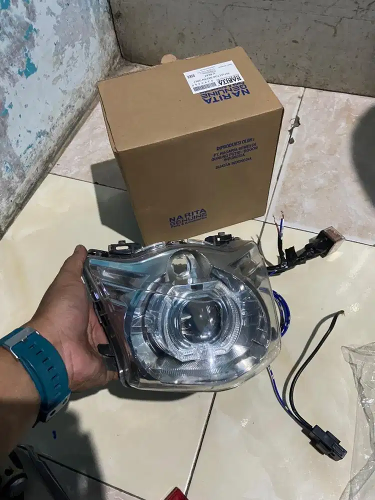 Lampu biled matrix 2,5inch beat karbu
