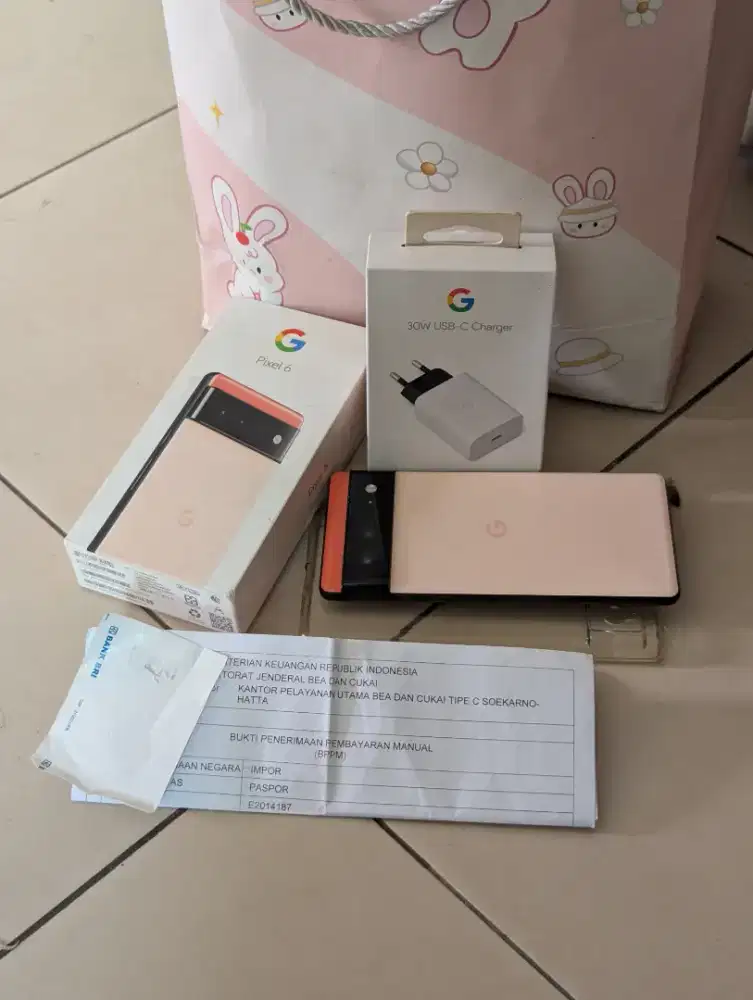 Google Pixel 6 8/128gb fullset Regist Beacukai