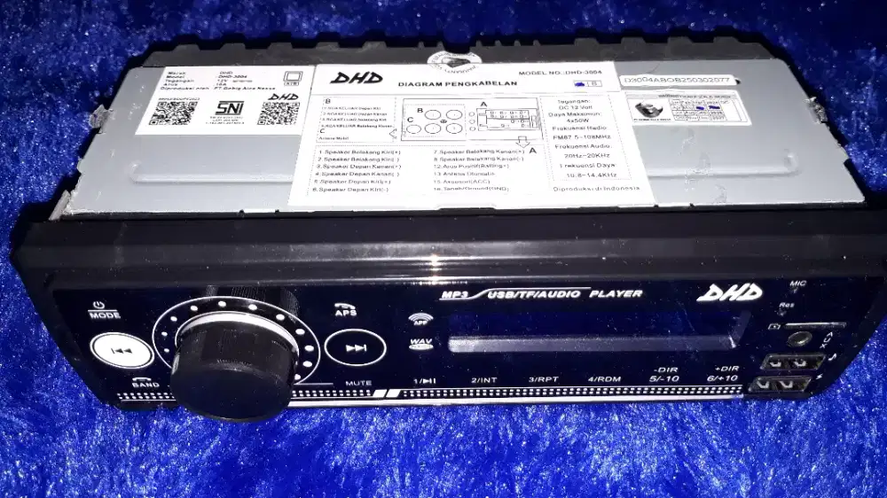 TAPE MOBIL SINGLE DIN DHD