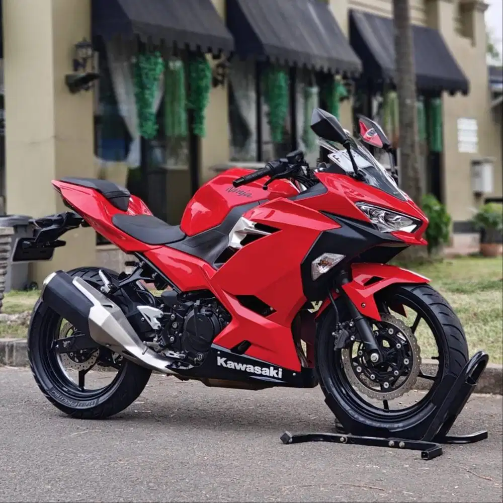 KAWASAKI NEW NINJA 250 FI MERAH 2018 KM KM 17K PAJAK PANJANG GASPOL