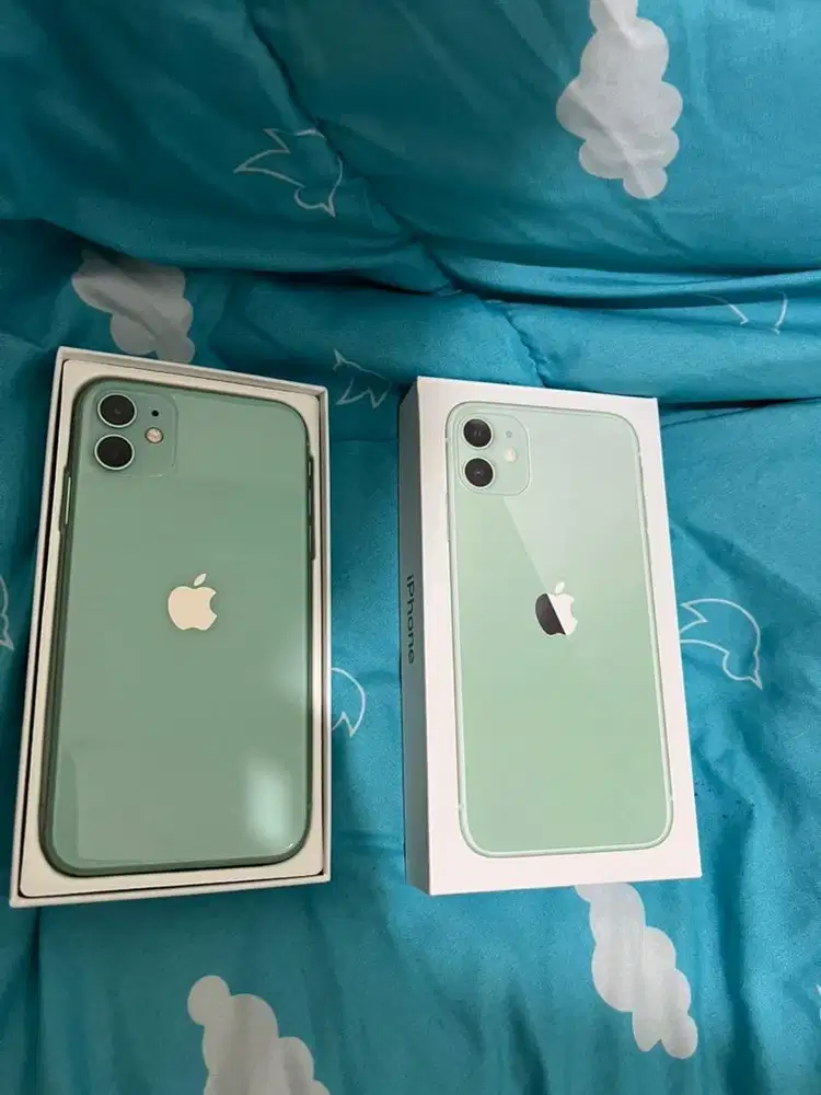 iphone 11 128gb baru warna hijau
