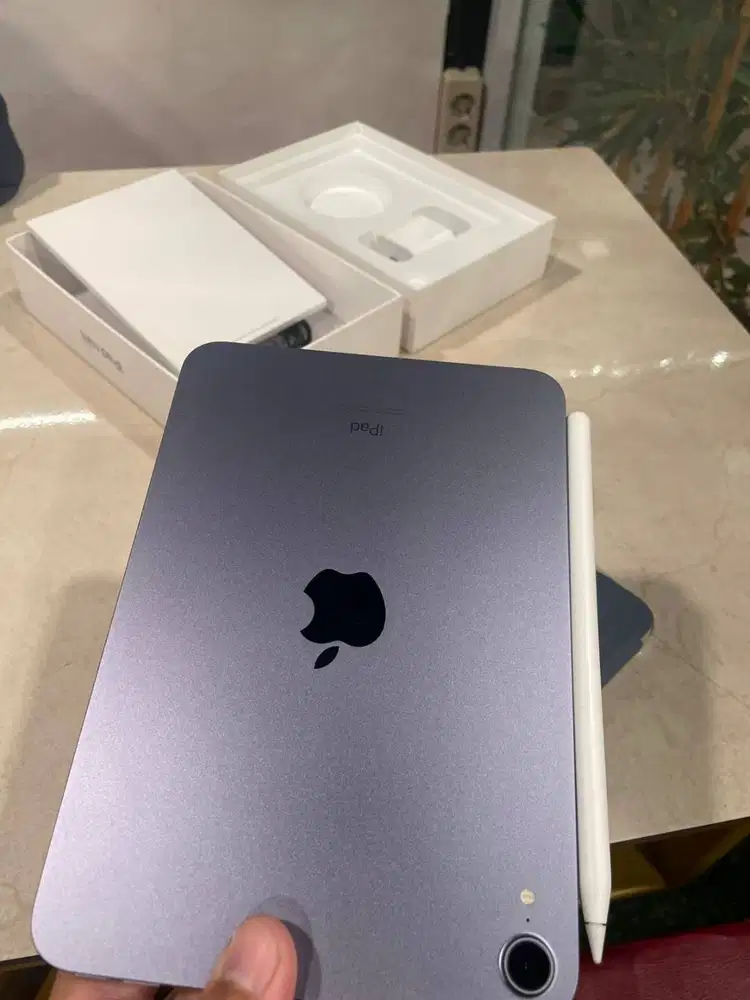 Ipad Mini 6 Mini WIFI MULUSSS - PURPLE + APPLE PENCIL