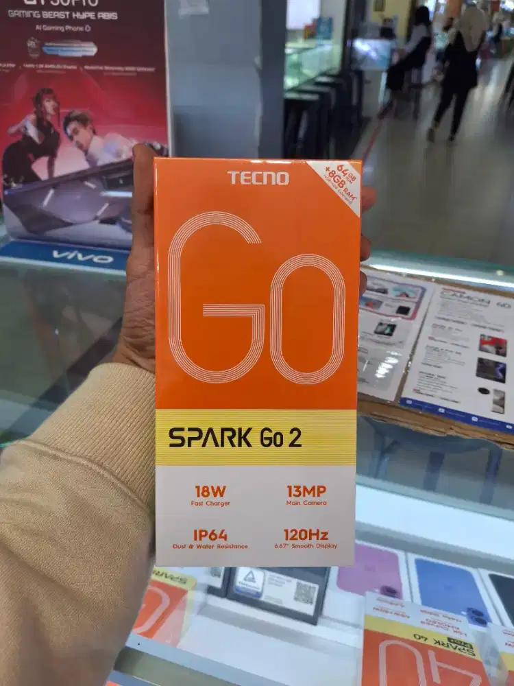 TECNO SPARK GO 2 RAM 4/64 GARANSI RESMI