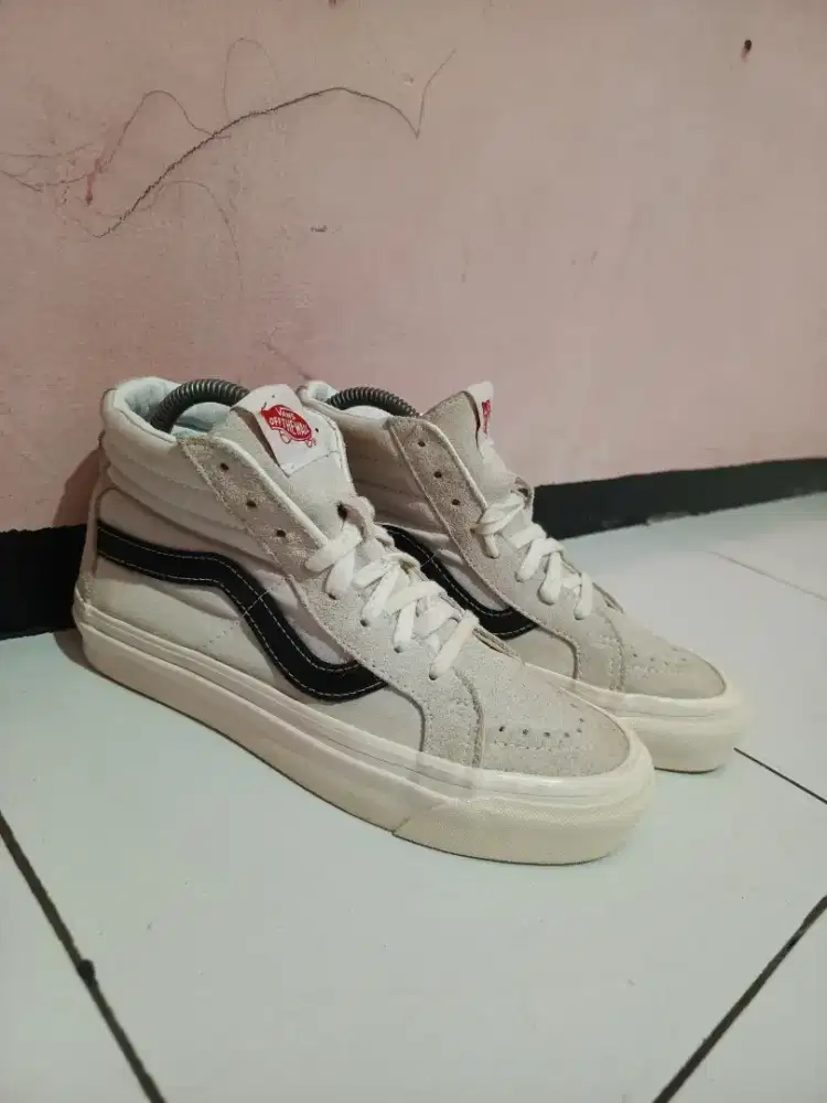 Vans SK8 Hi 38 DX Anaheim white black