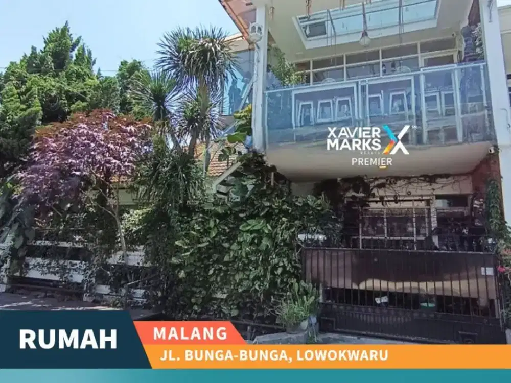 Rumah Posisi Hook Luas 7 KT di Bunga Bunga Lowokwaru Malang