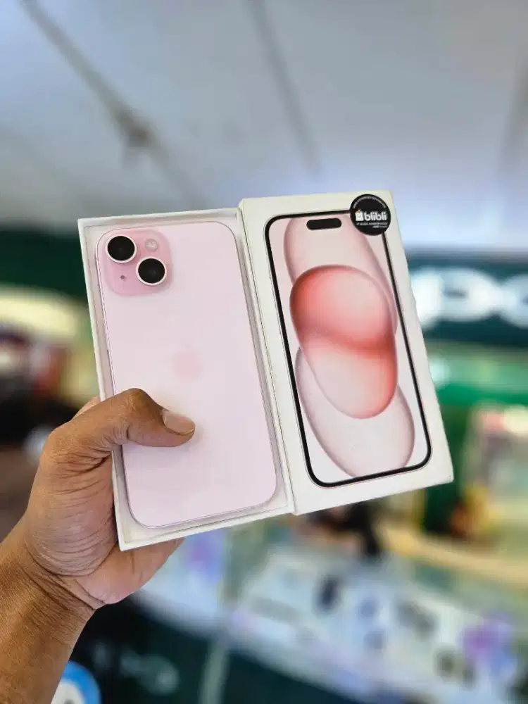 IPHONE 15 128 IBOX FULL ORY GARANSI PANJANG BH MASIH 100