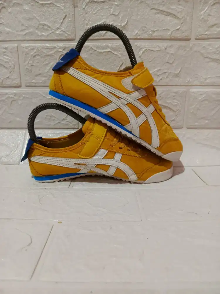 Onitsuka Tiger Mexico 66 slip on Velcro yellow blue