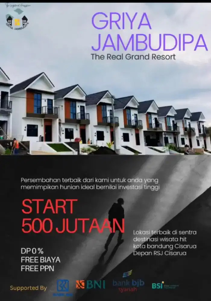 Promo Griya jambudipa cisarua rumah murah 2 lantai dp 0 persen
