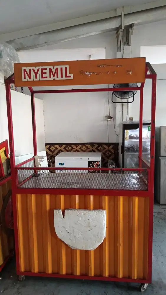 DIJUAL GEROBAK BOOTH UKURAN 1,2m