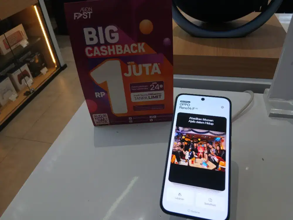 OPPO RENO 14F 5G | CICILAN TANPA KARTU KREDIT