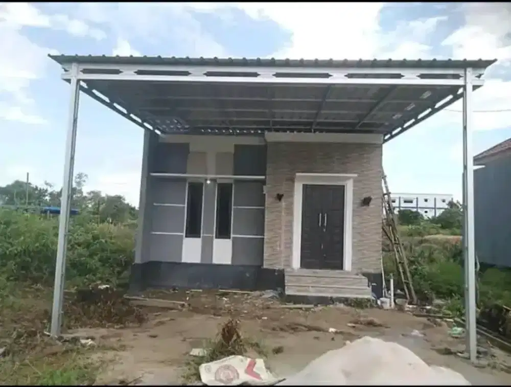 terima pemasangan Rangka atap dari bahan baja ringan