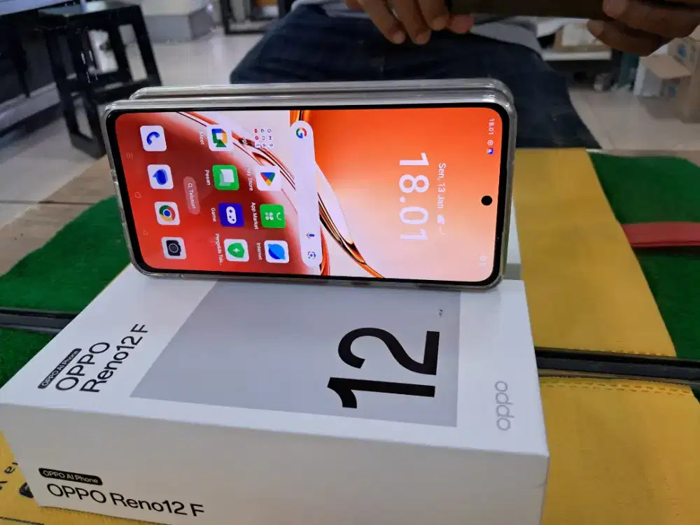 Oppo Reno 12F Ram 8/256 gb mulus no minus lengkap
