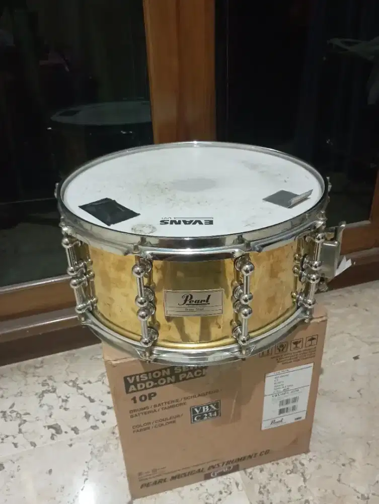 Snare Pearl Brass 14 x 7
