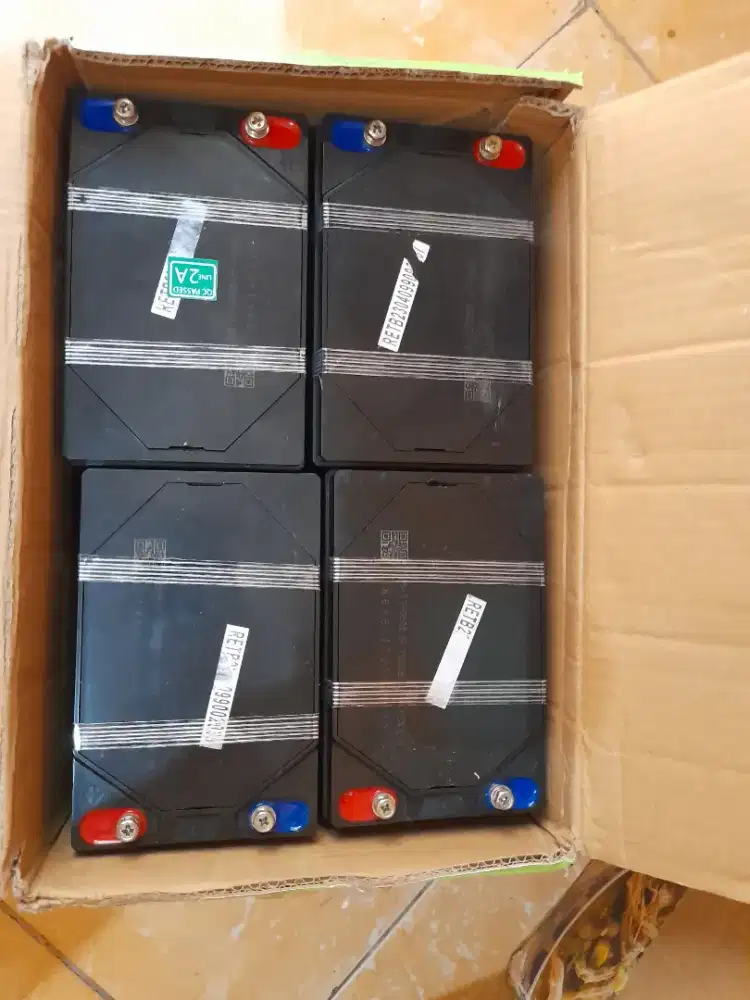 Baterai sepeda listrik 4pcs 12v 12ah