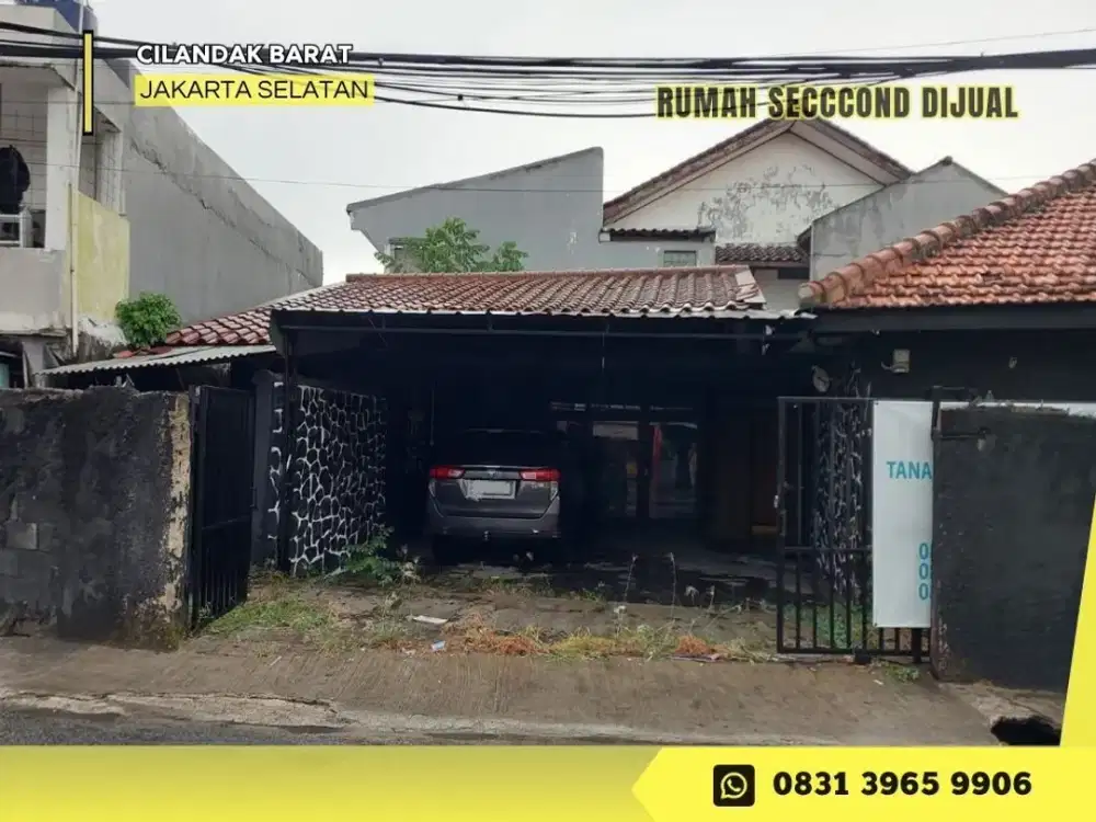 Rumah CASH dkt Tol LT200 di Jl KH Muhasyim Cilandak Barat Jaksel