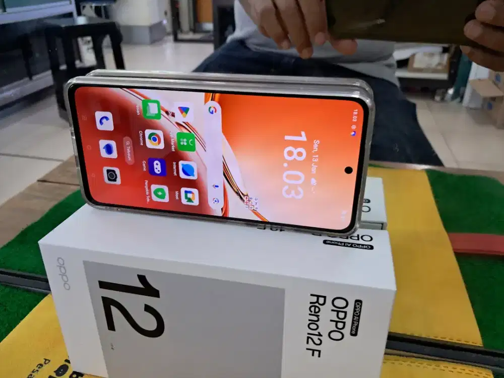 Oppo Reno 12F ram 8/256 gb mulus lengkap no minus