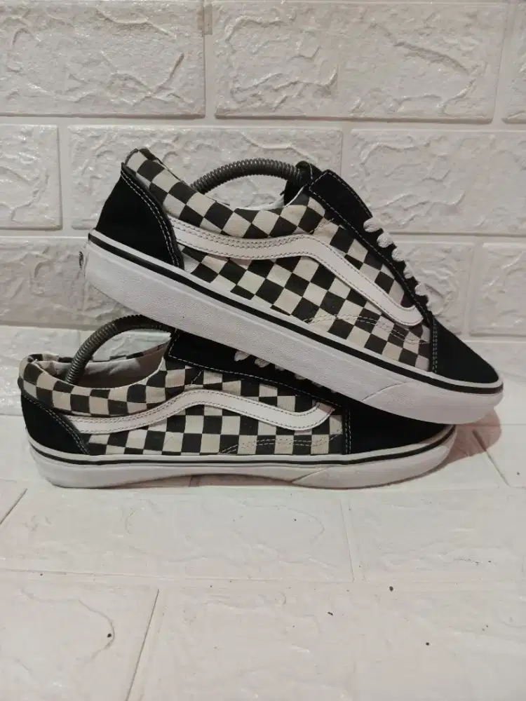 Vans old skool primary Checkerboard black white
