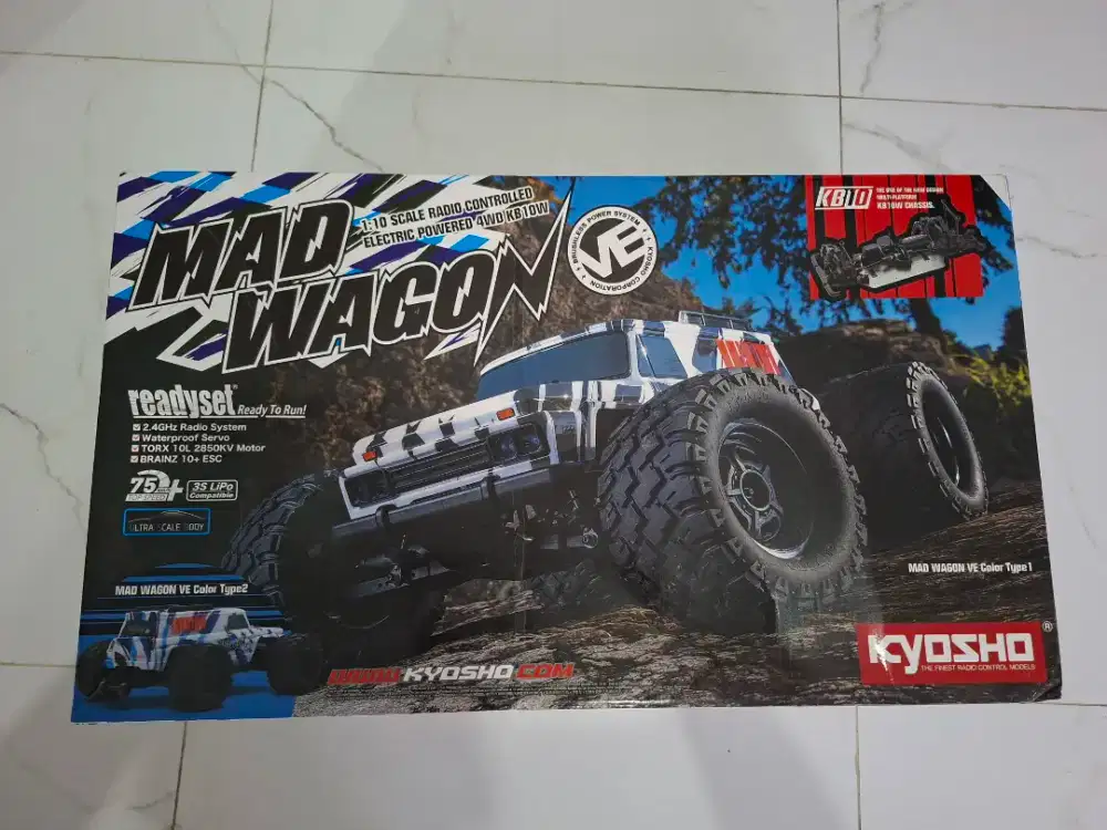 RC Kyosho Mad Wagon 1:10 battery