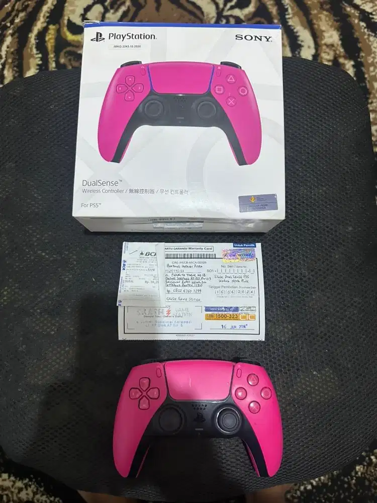 Dualsense PS5 Playstation 5 Garansi Resmi Sony Indo Pink Mulus Fullset