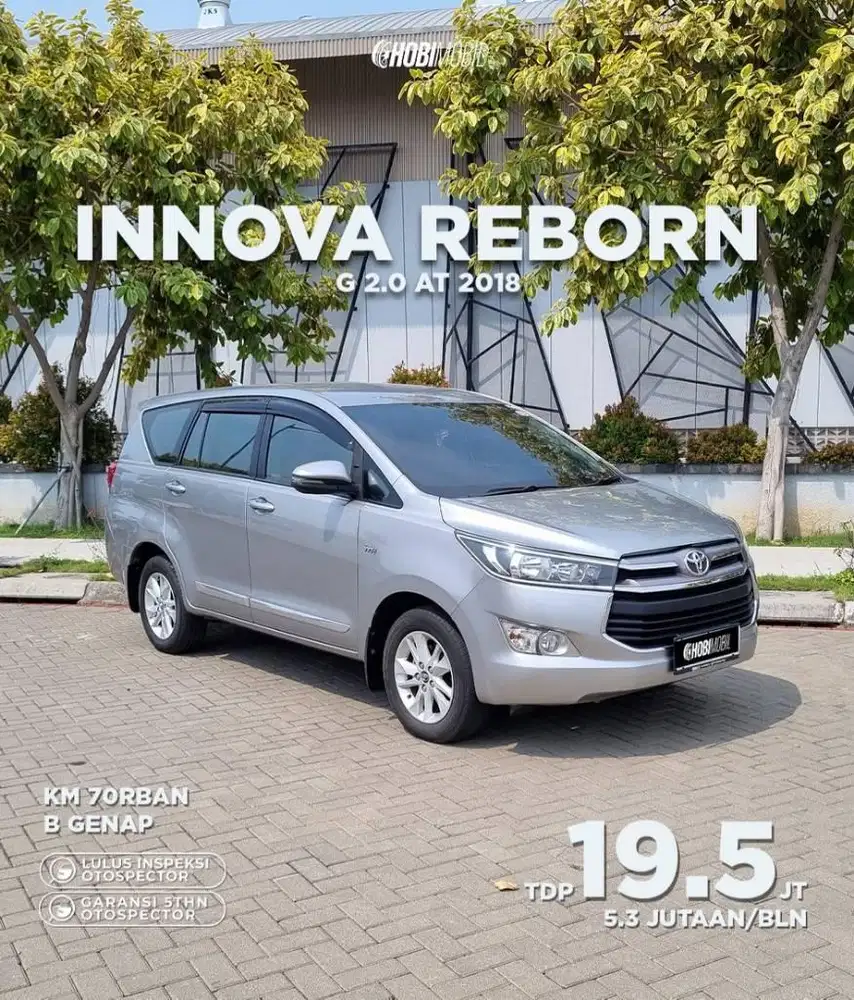 Innova G 2.0 AT 2018 Bensin
