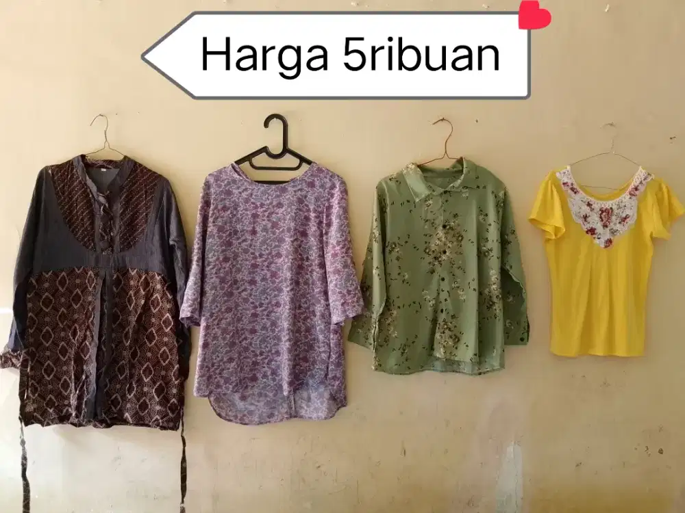 Baju atasan serba 5rb