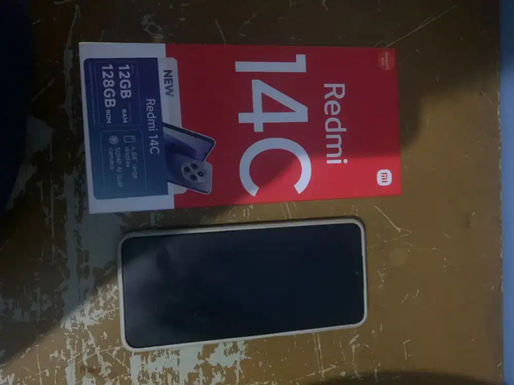 Redmi 14C kondisi masih Fresh tidak ada kendala, kelengkapan semua ada