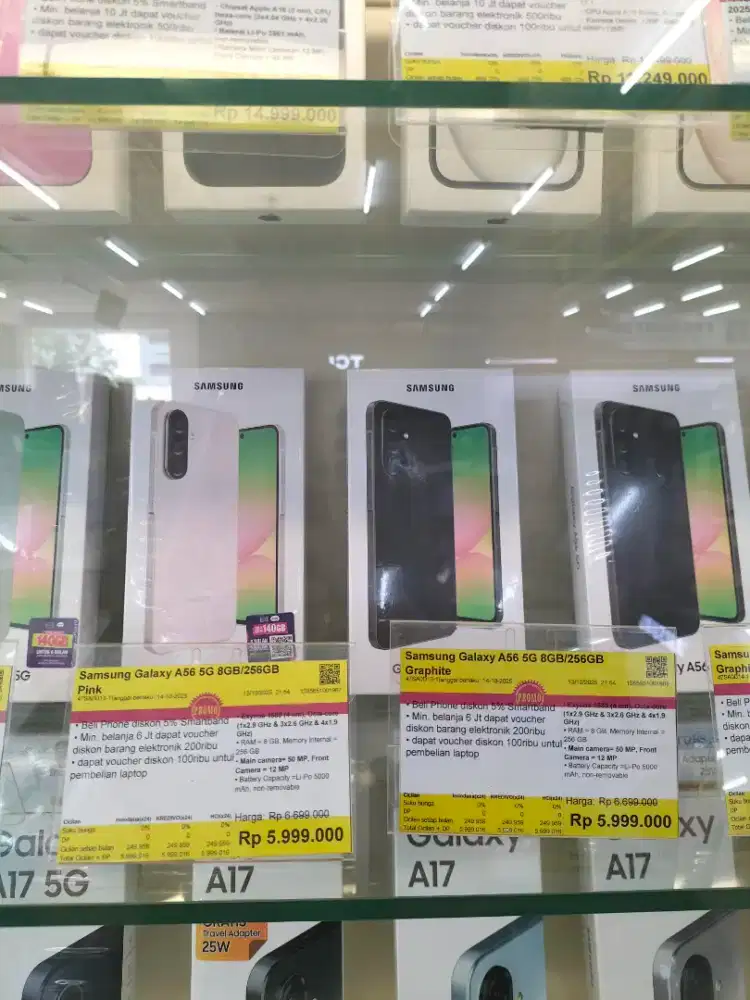 Kredit tanpa cc samsung A56 | 8/256GB
