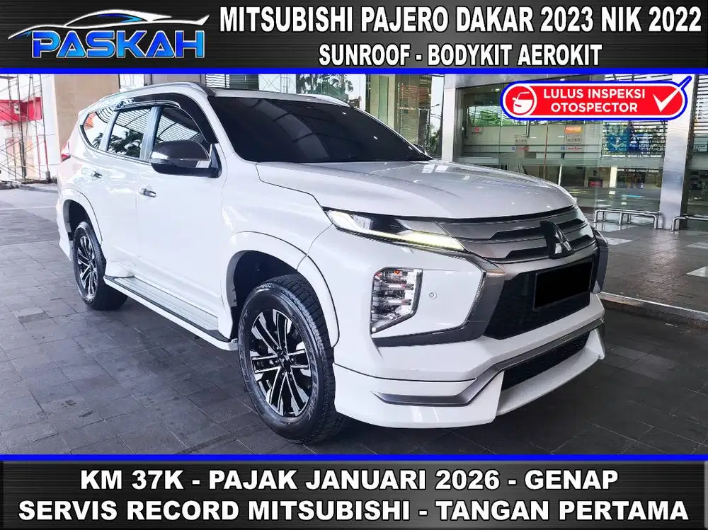 SUNROOF Km=37k PAJAK=2026 MITSUBISHI NEW PAJERO 2.5 DAKAR 2023 NK 2022