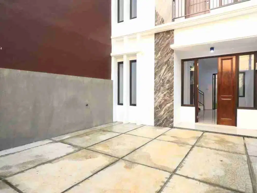 Rumah cluster Cibinong Nego siap huni 3 kamar tidur KPR strategis di pinggir jalan utama umum Bogor