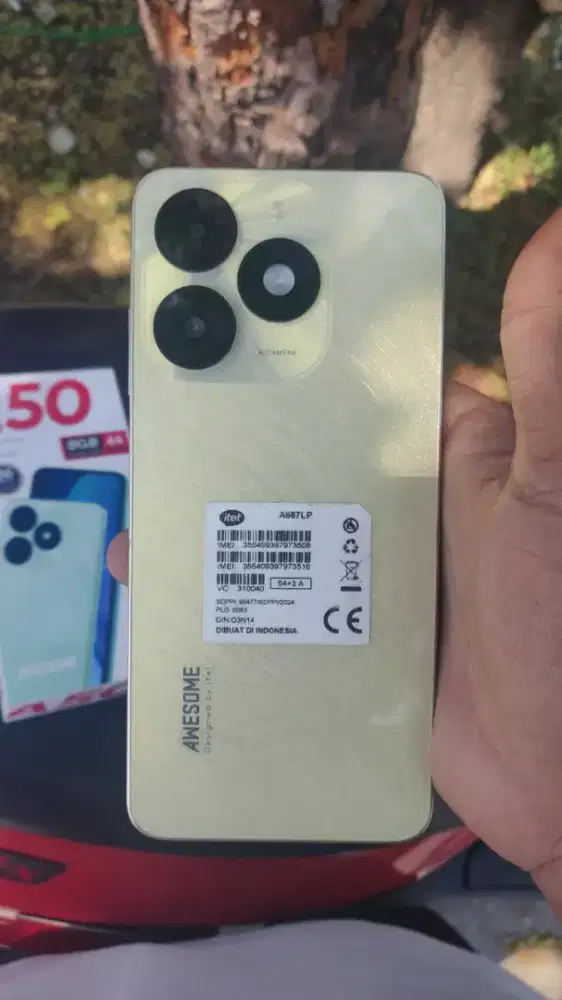 Itel A50 ram 3+5/64gb lengkap
