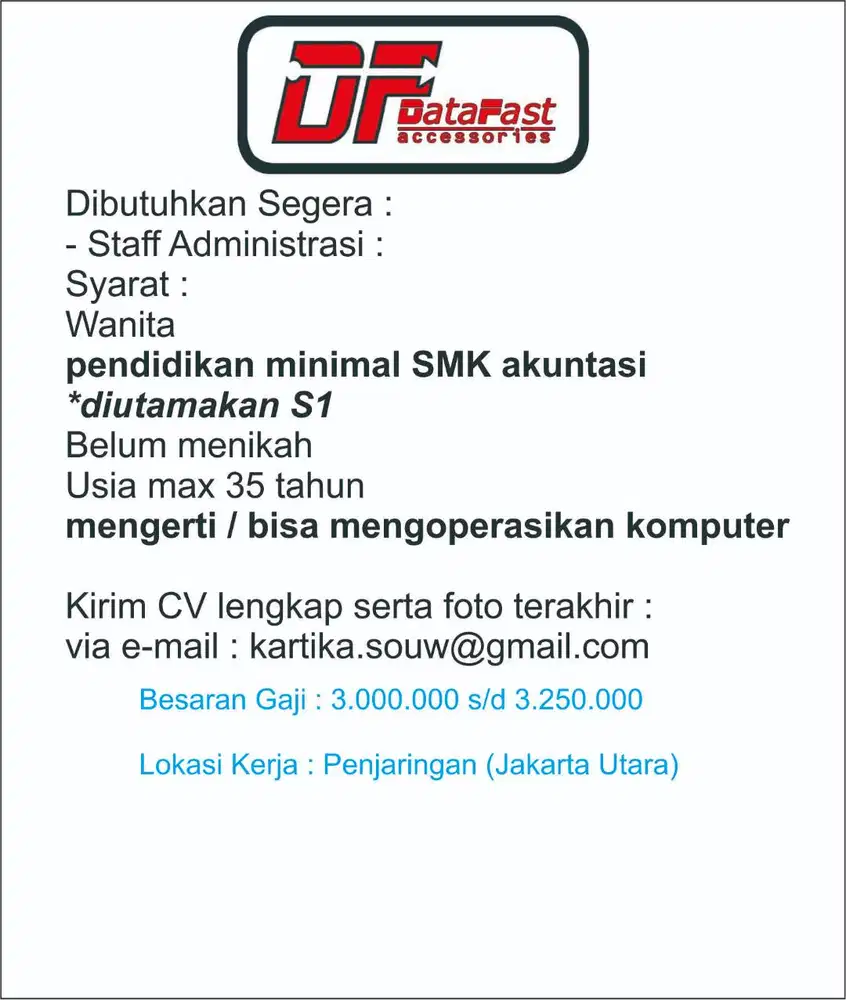 Administrasi staff