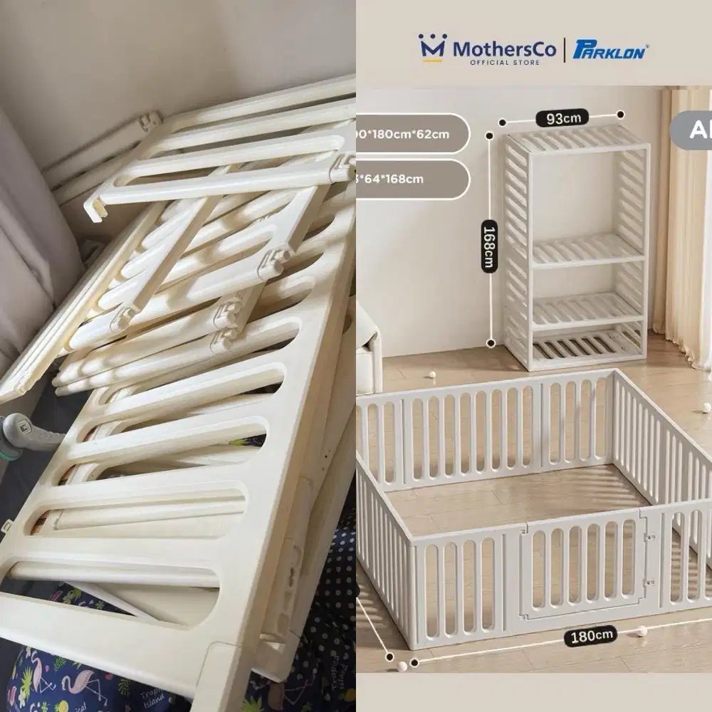 Parklon 2-in-1 premium baby playpen ukuran 150x180