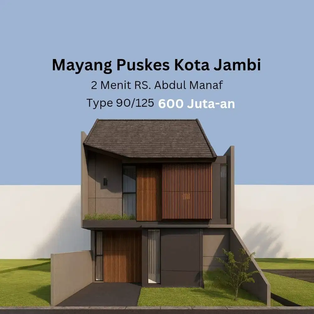 Rumah Mayang Puskes Kota Jambi Type 90 2 Lantai