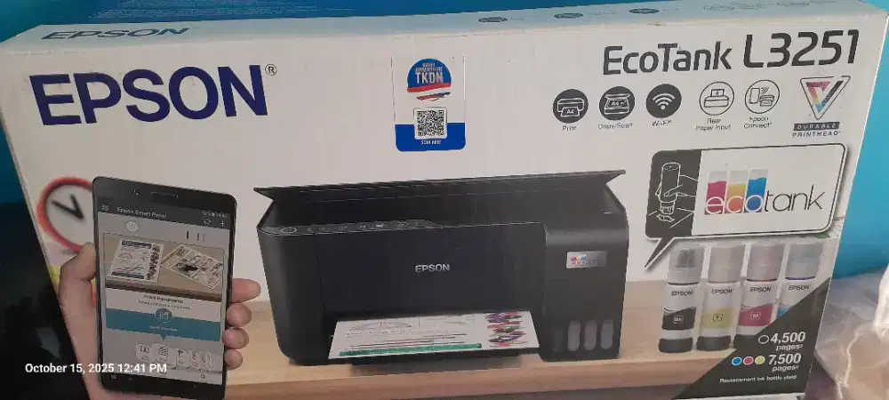 Print scan copy wifi epson L3251 new resmi