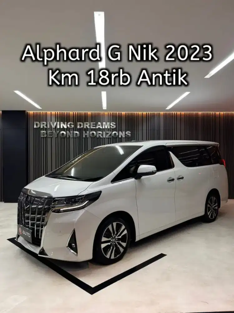 Toyota Alphard 2.5 G TSS ATPM 2023 Putih Pilot Seat