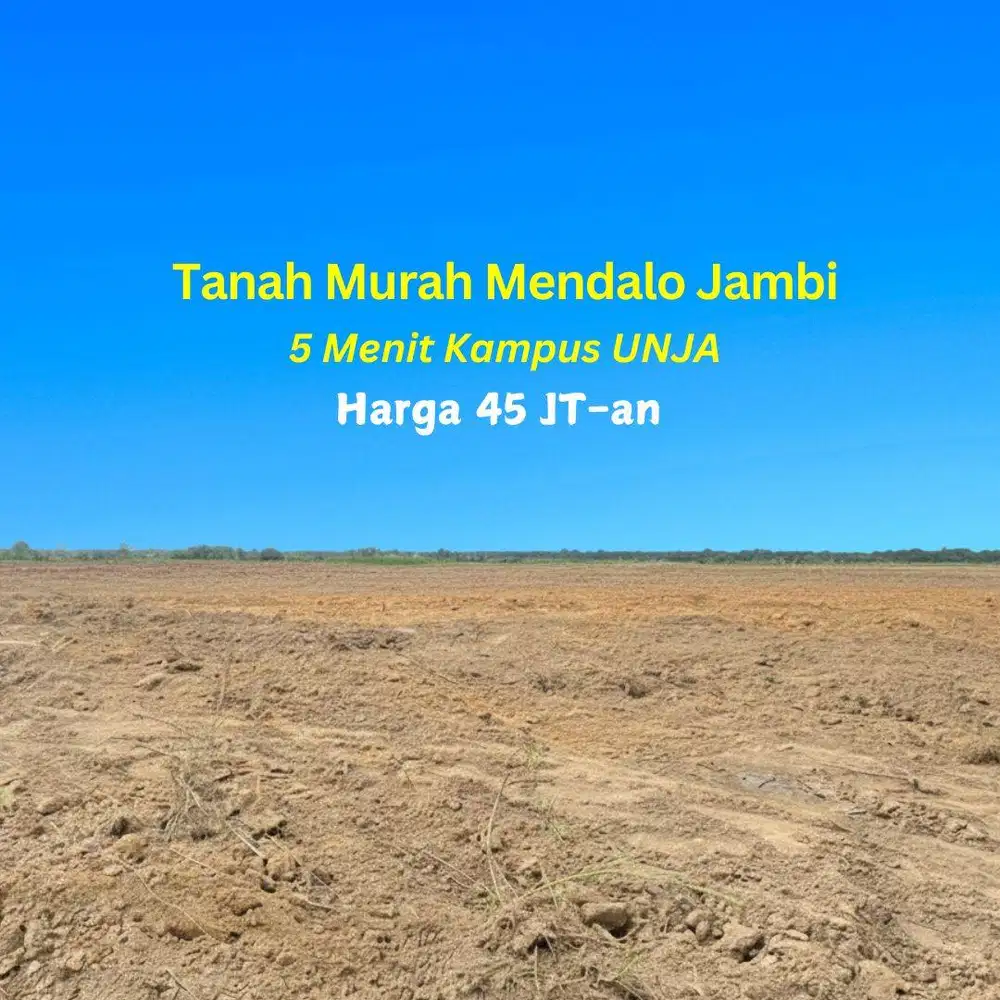 Tanah Murah Mendalo Depan UNJA