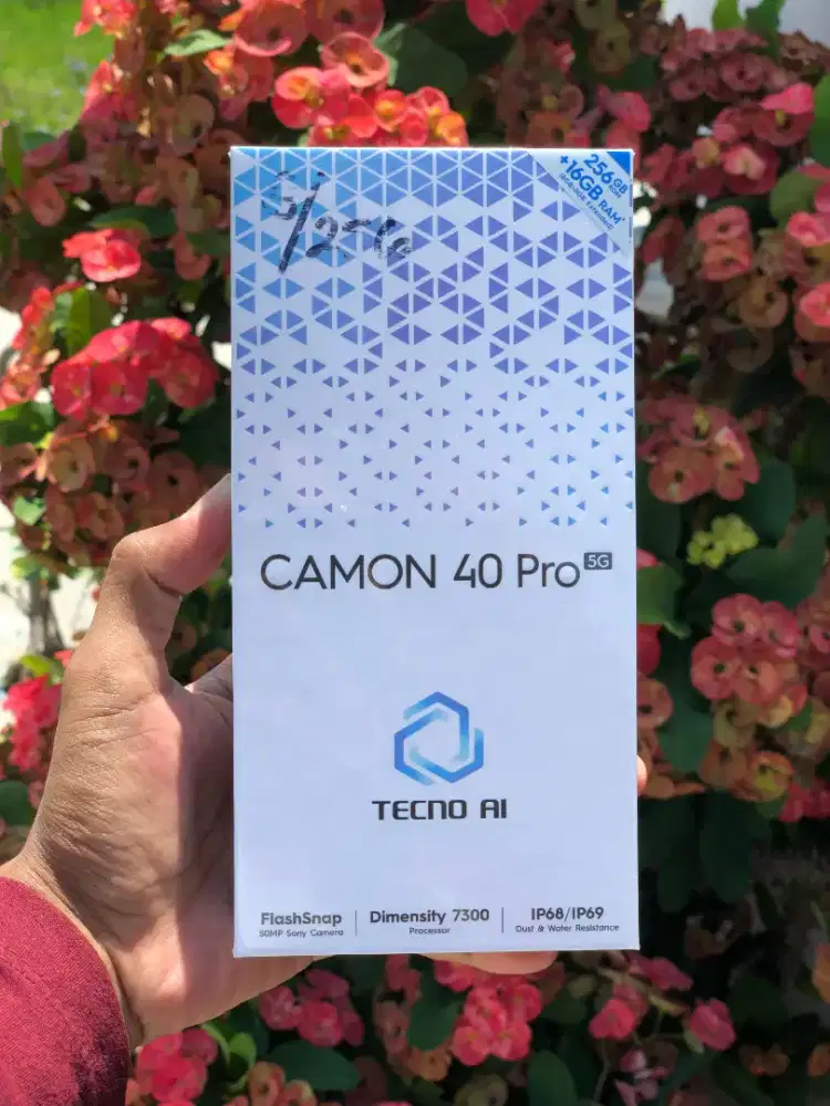 Tecno Camon 40 Pro 5G 8/256 New Baru Murah Garansi Resmi 1 Tahun