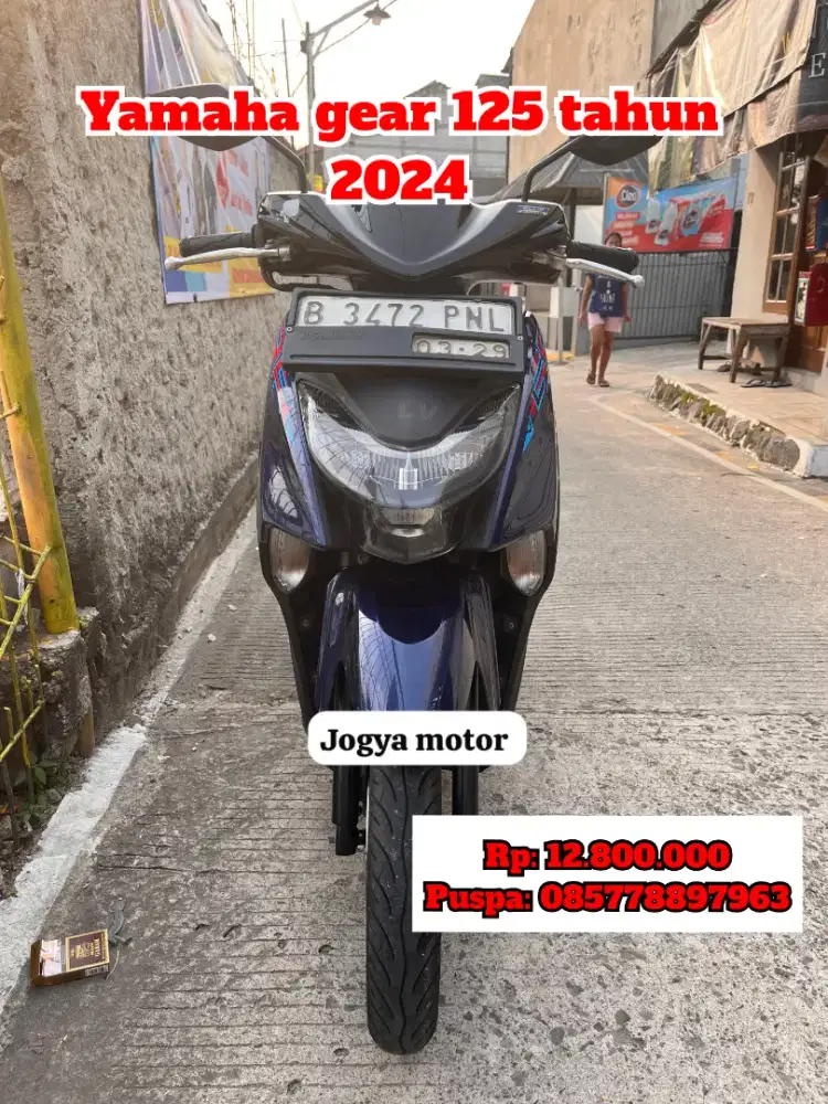Yamaha gear 125 tahun 2024