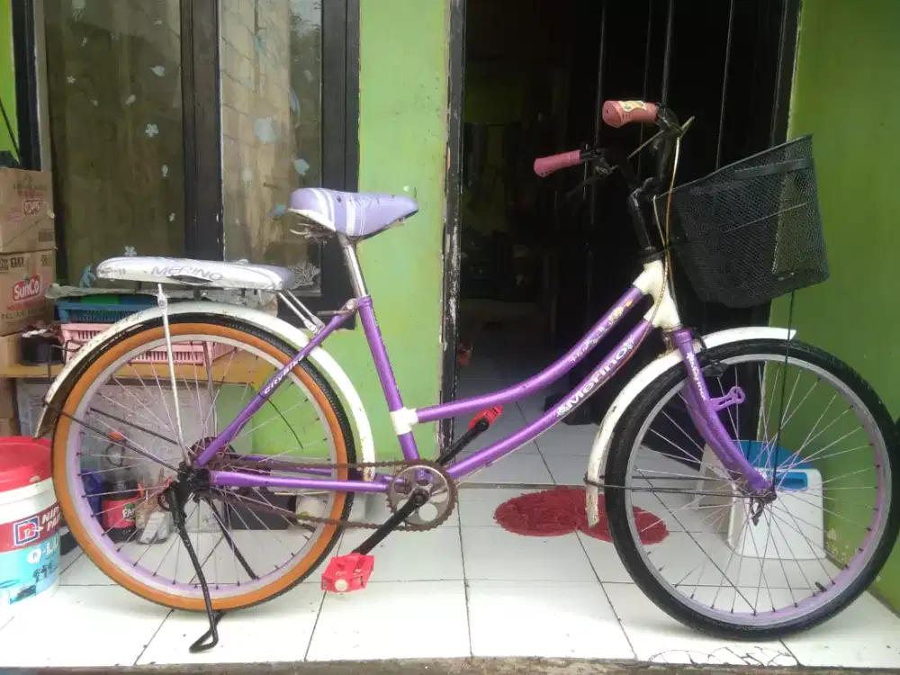 Sepeda mini keranjang ukuran 24.inch