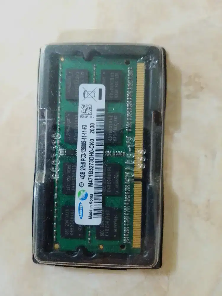 Ram Samsung DDR3 4GB 12800S 1600Mhz Bekas