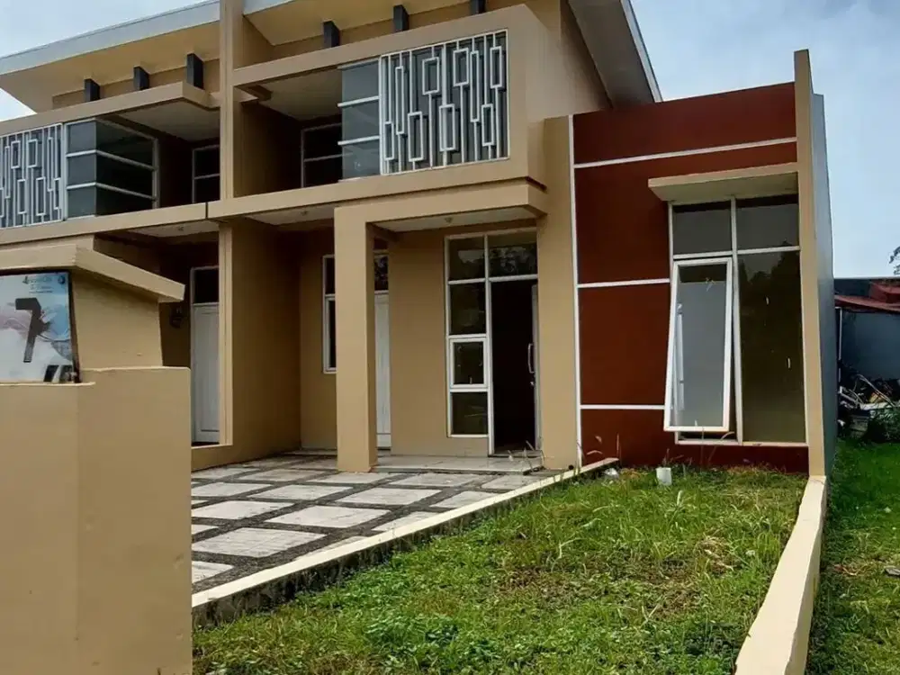 Rumah tinggal type luas cluster siap huni tanpa DP free biaya surat
