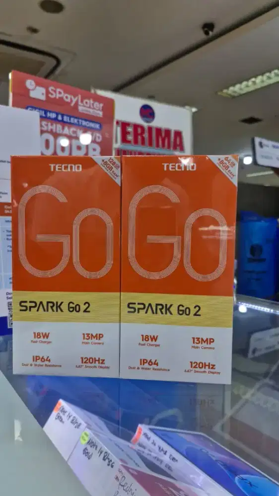 Tecno spark Go 2 ram 3gb+3gb/64gb & 4gb+4gb/64gb & 4gb+4gb/128gb baru