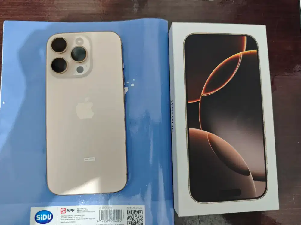 DIJUAL IPHONE 16 PRO IBOX 128 SECOND LIKE NEW GARANSI ON
