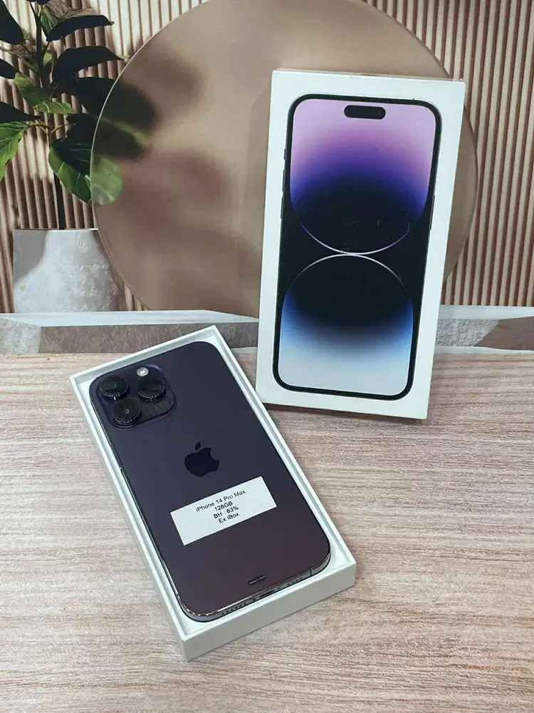 iPhone 14 pro max 128GB Deep Purple Second Original Ex Ibox