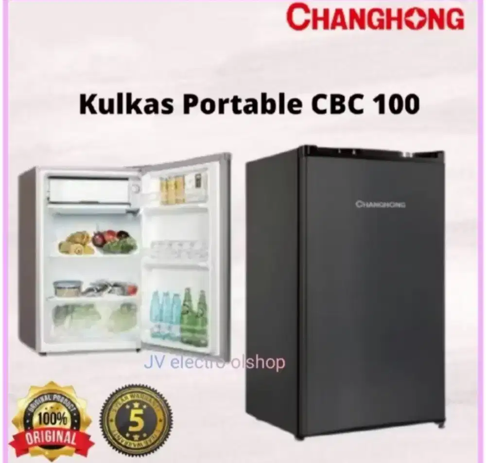 Kulkas Portable Mini 1 pintu Changhong