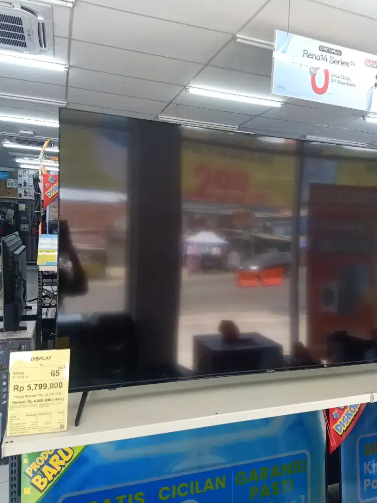 Tv 65inch display cash/kredit
