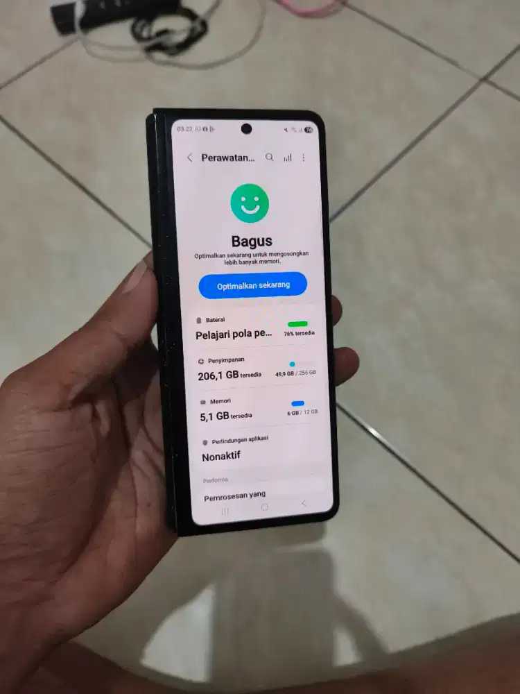 samsung z fold 3 5G 12/256 hp casan murah