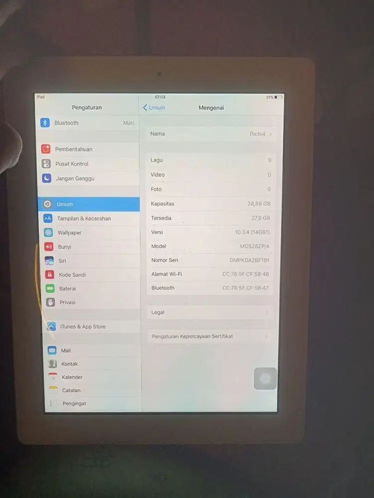 BU IPAD GEN 4 grey