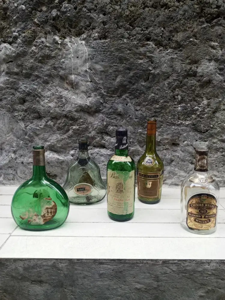 Botol kosong beling Chivas dll